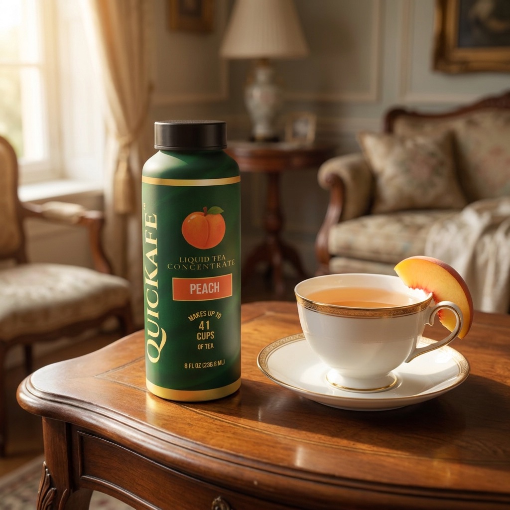 Green Tea Peach — Hot Elegant Brew